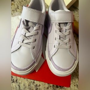 TODDLER NIKE COURT LEGACY SIZE 10.5c BARELY GRAPE LILAC BLOOM-WHITE *BRAND NEW**